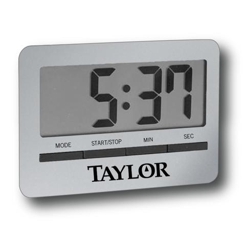 Taylor&reg; Big Readout Digital Timer with Clock and Alarm